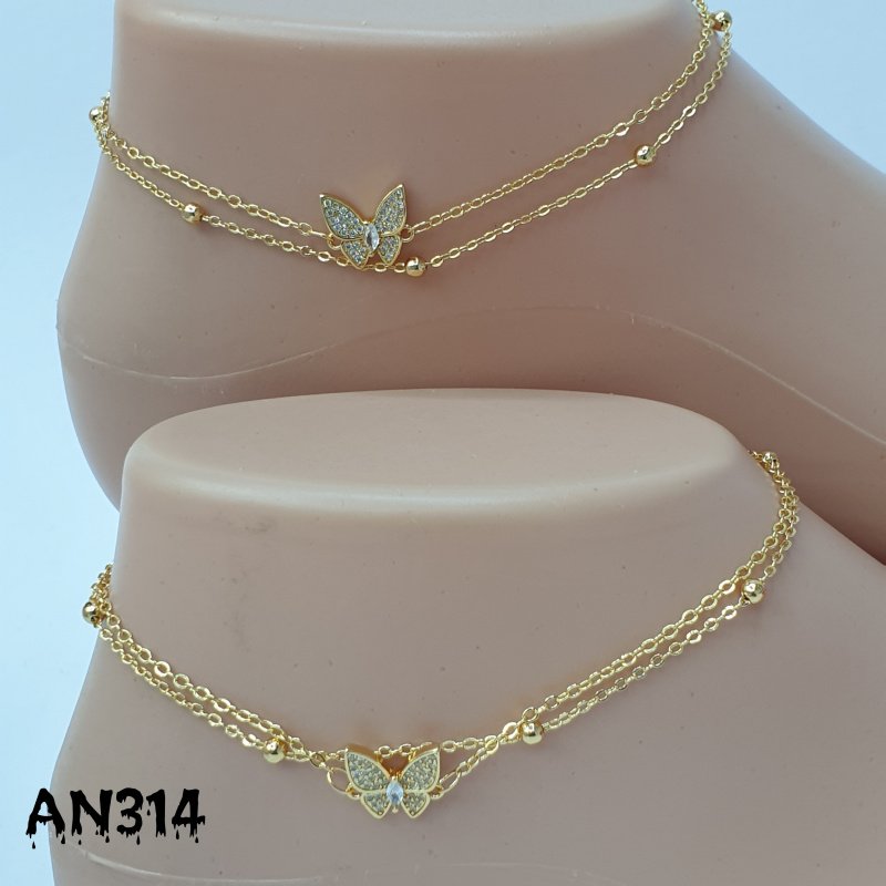 English Gold Anklets