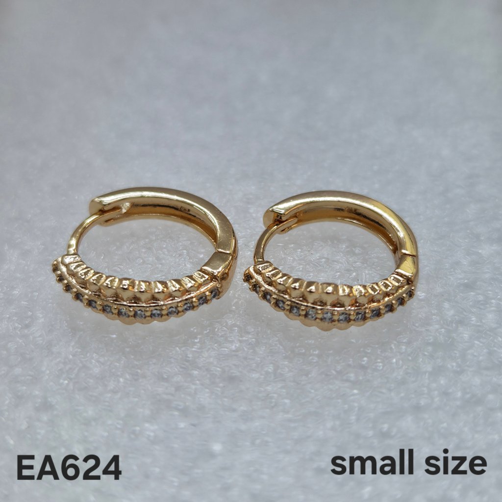 English Gold Earrings