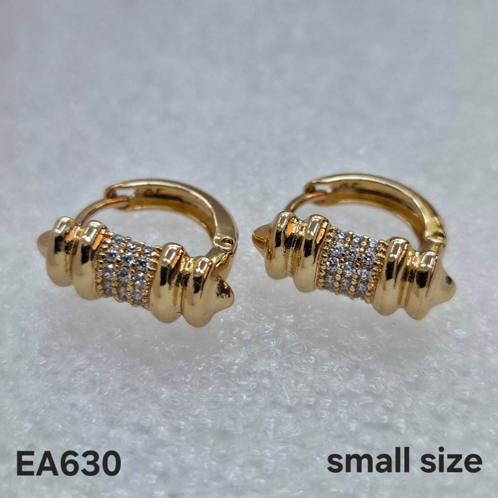 English Gold Earrings